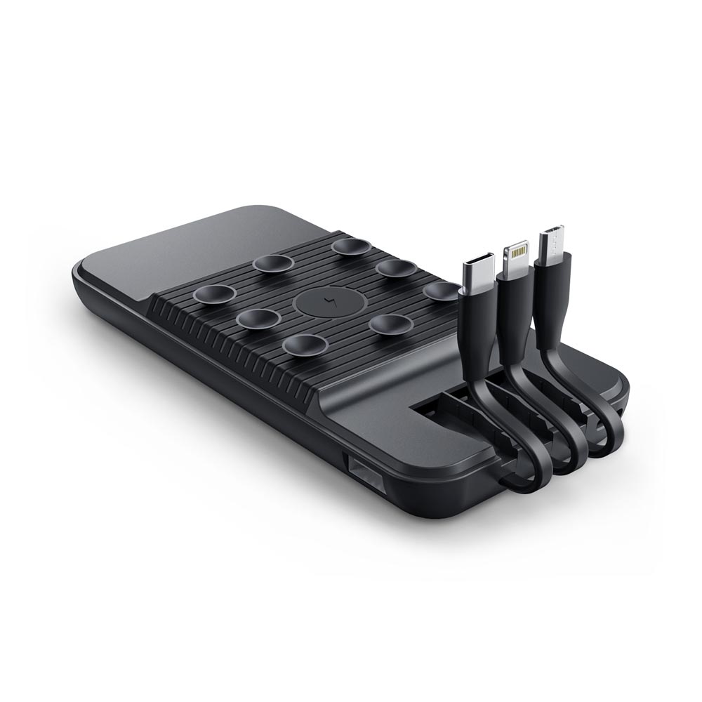 Çiriş Siyah Wireless Standlı Powerbank